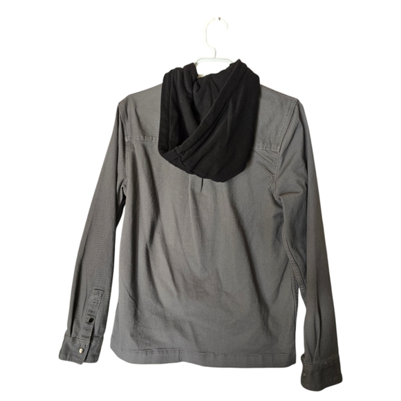 Tony Hawk Jacket Stretch Twill Hooded Gray - Picture 2 of 4